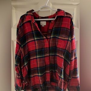 Boyfriend Fit American Eagle Flannel